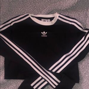 Adidas cropped long sleeve